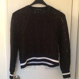Zara Lace Long Sleeve Top